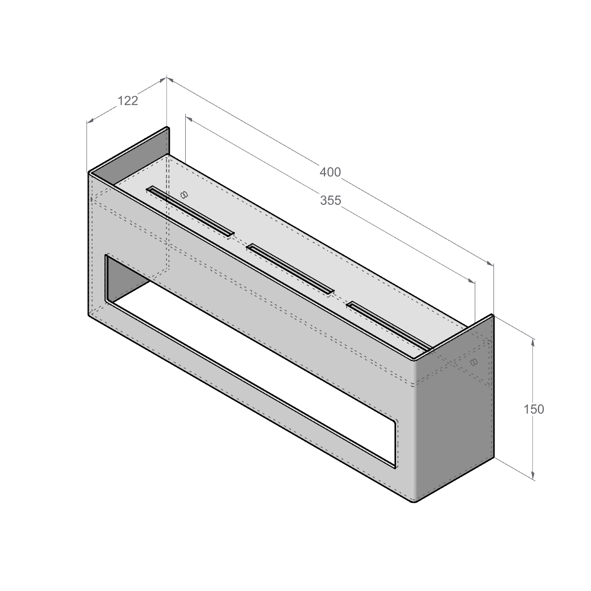 Towel Rack with Shelf Keyka