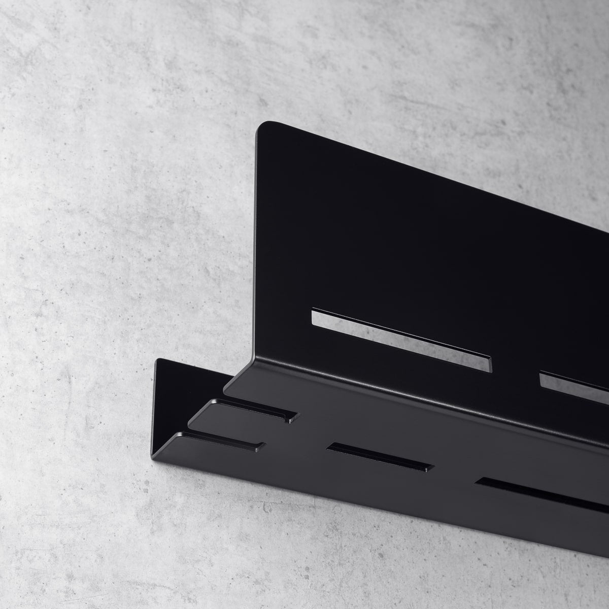 black bathroom shelf-organizer wenca