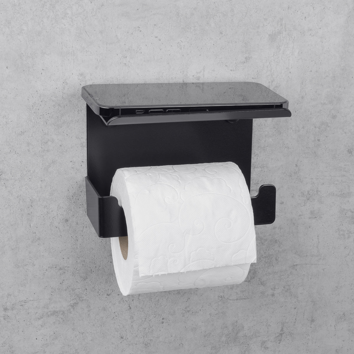 Toilet Paper Holder with Shelf Bliss 2