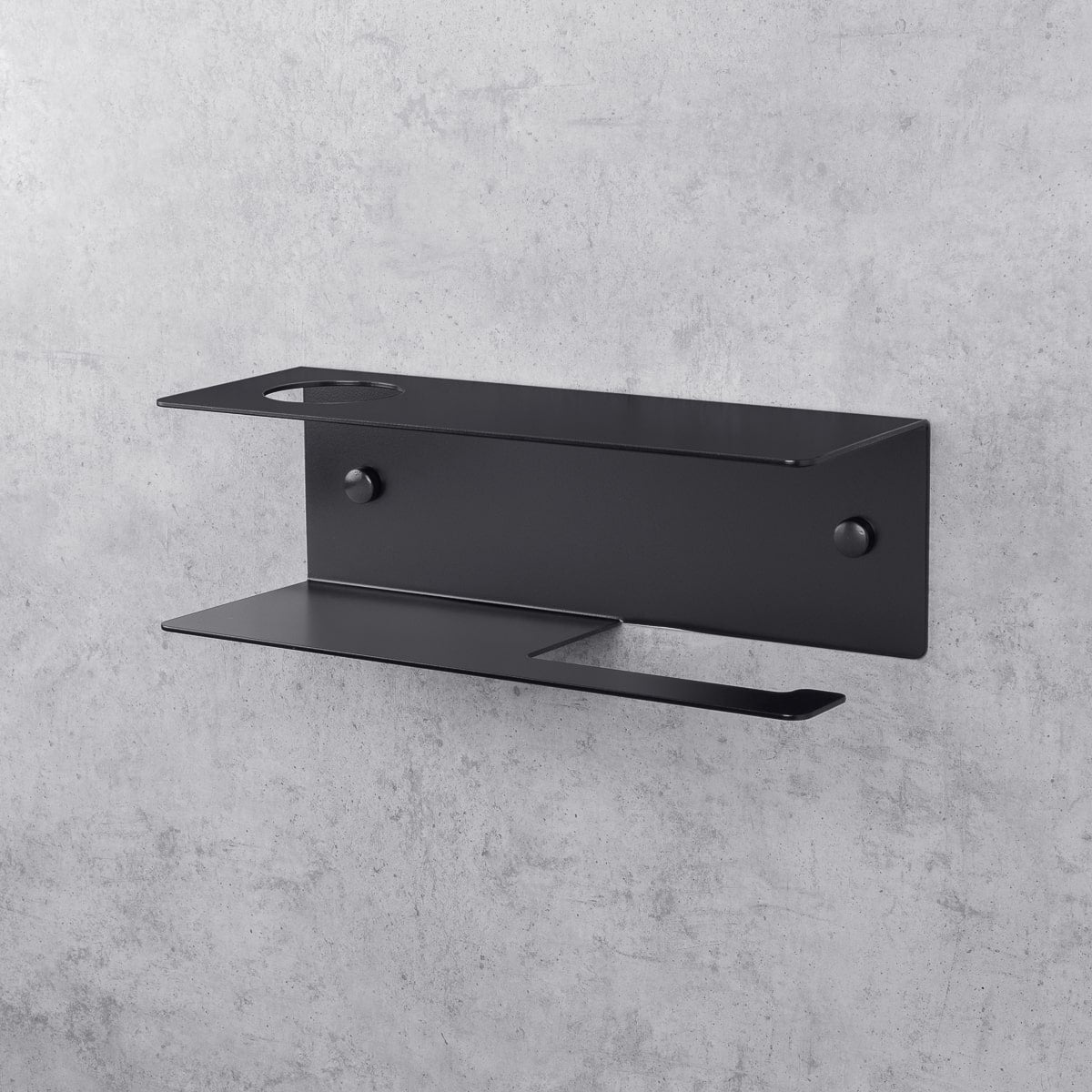 Toilet Paper Holder with Shelf Line