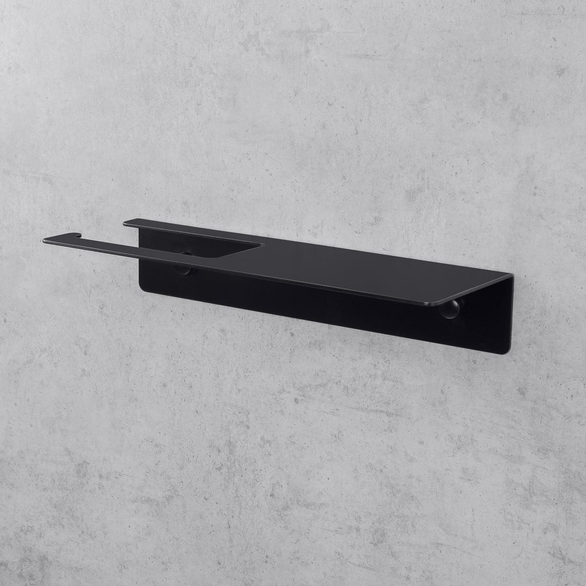 Toilet Paper Holder with Shelf Line Base