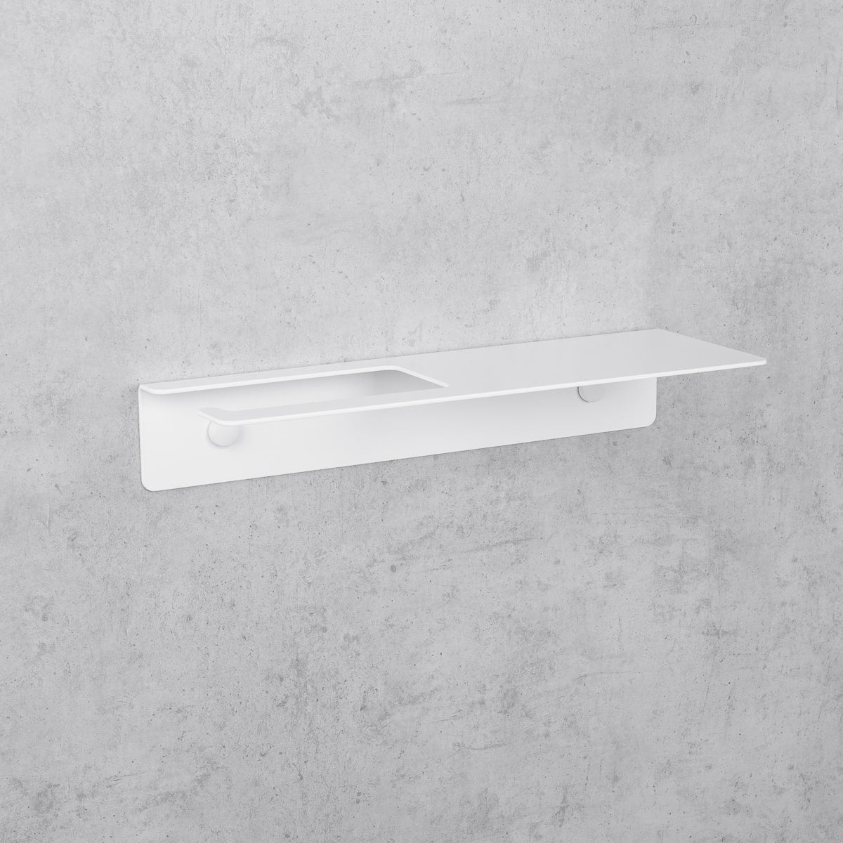 Toilet Paper Holder with Shelf Line Base