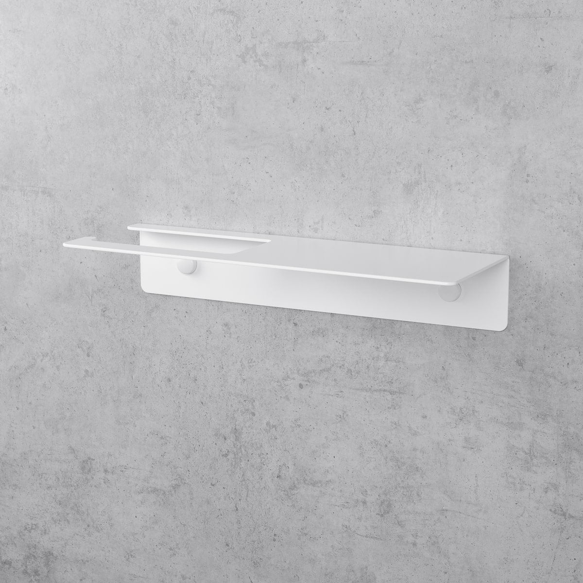 Toilet Paper Holder with Shelf Line Base