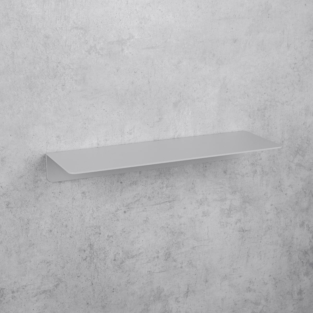 grey floating shower shelf Elegance