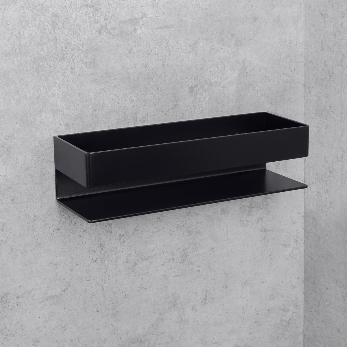 black bathroom shelf-organizer skandi