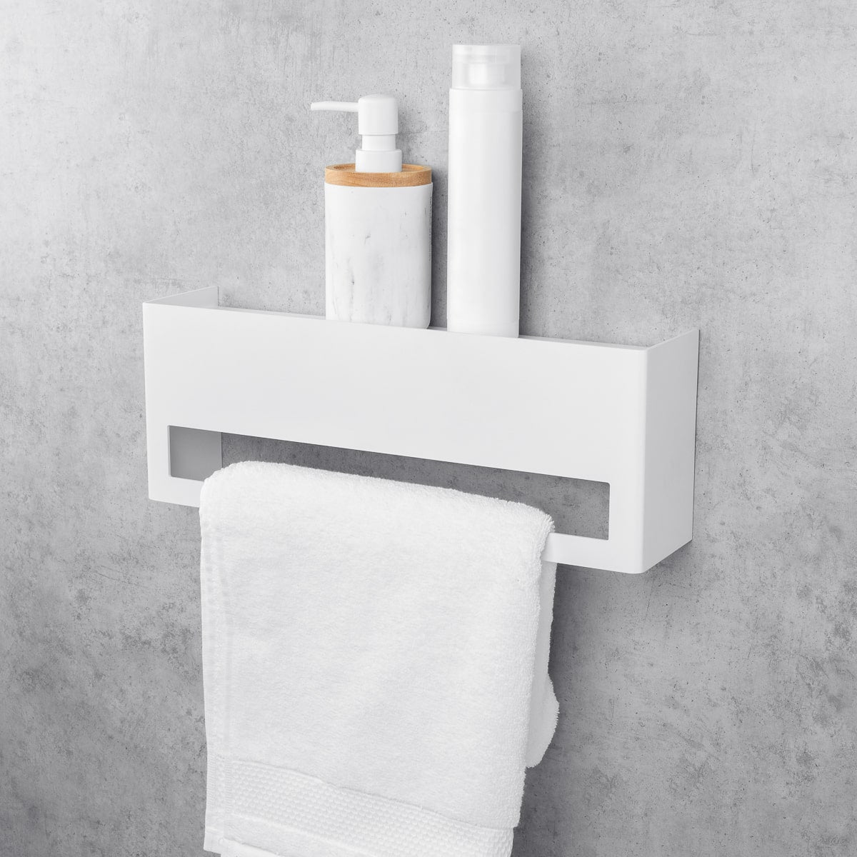 Towel Rack with Shelf Keyka
