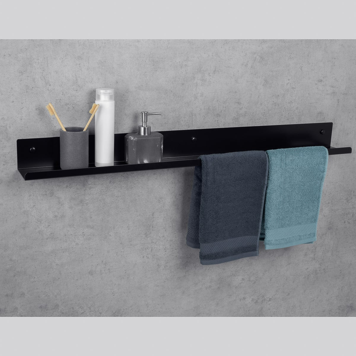 Towel Rack with Shelf Mirage
