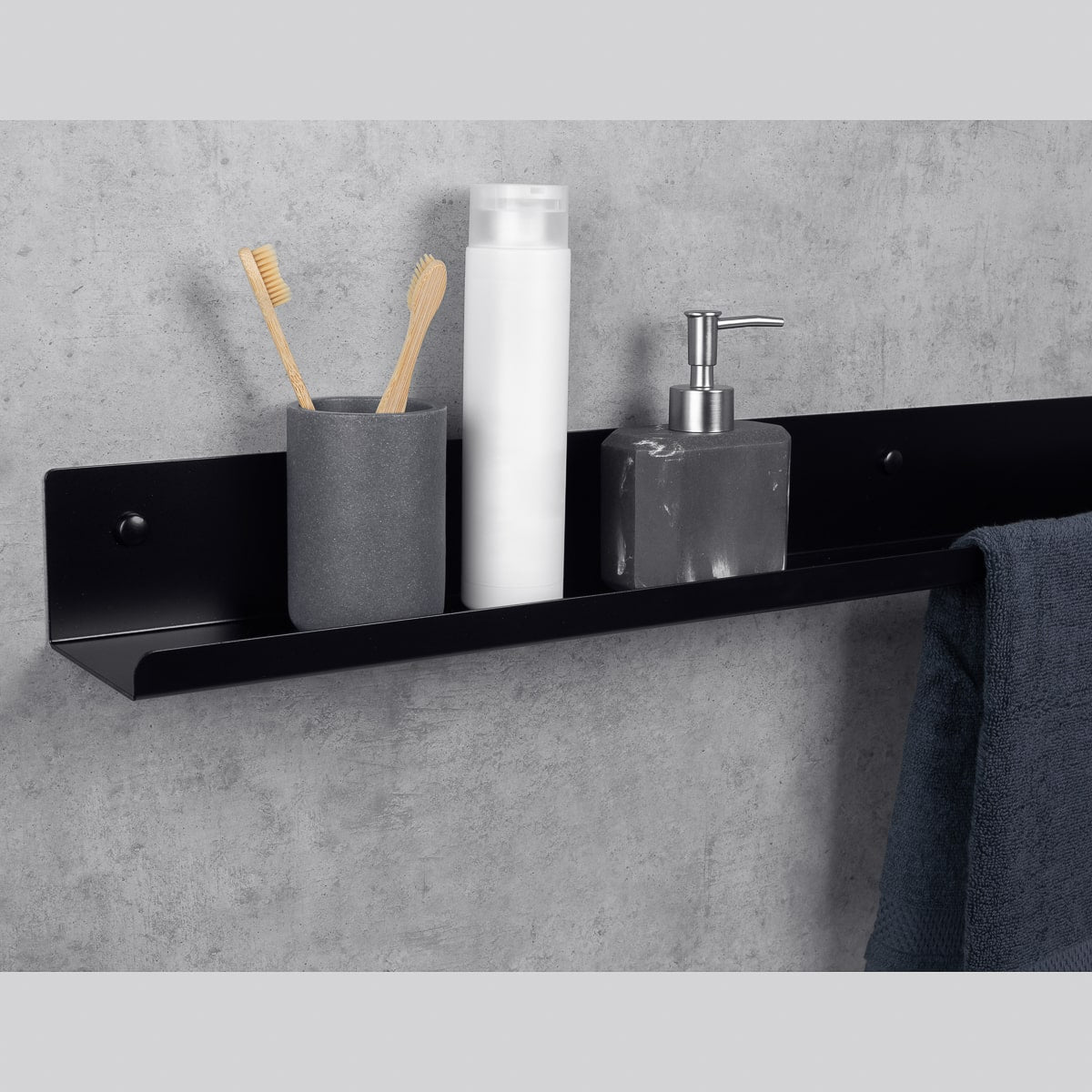 Towel Rack with Shelf Mirage