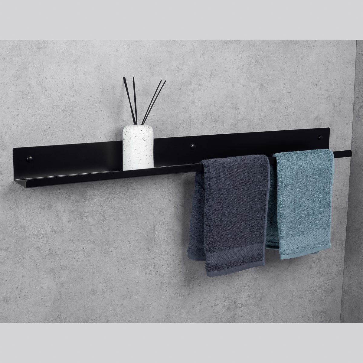 Towel Rack with Shelf Mirage