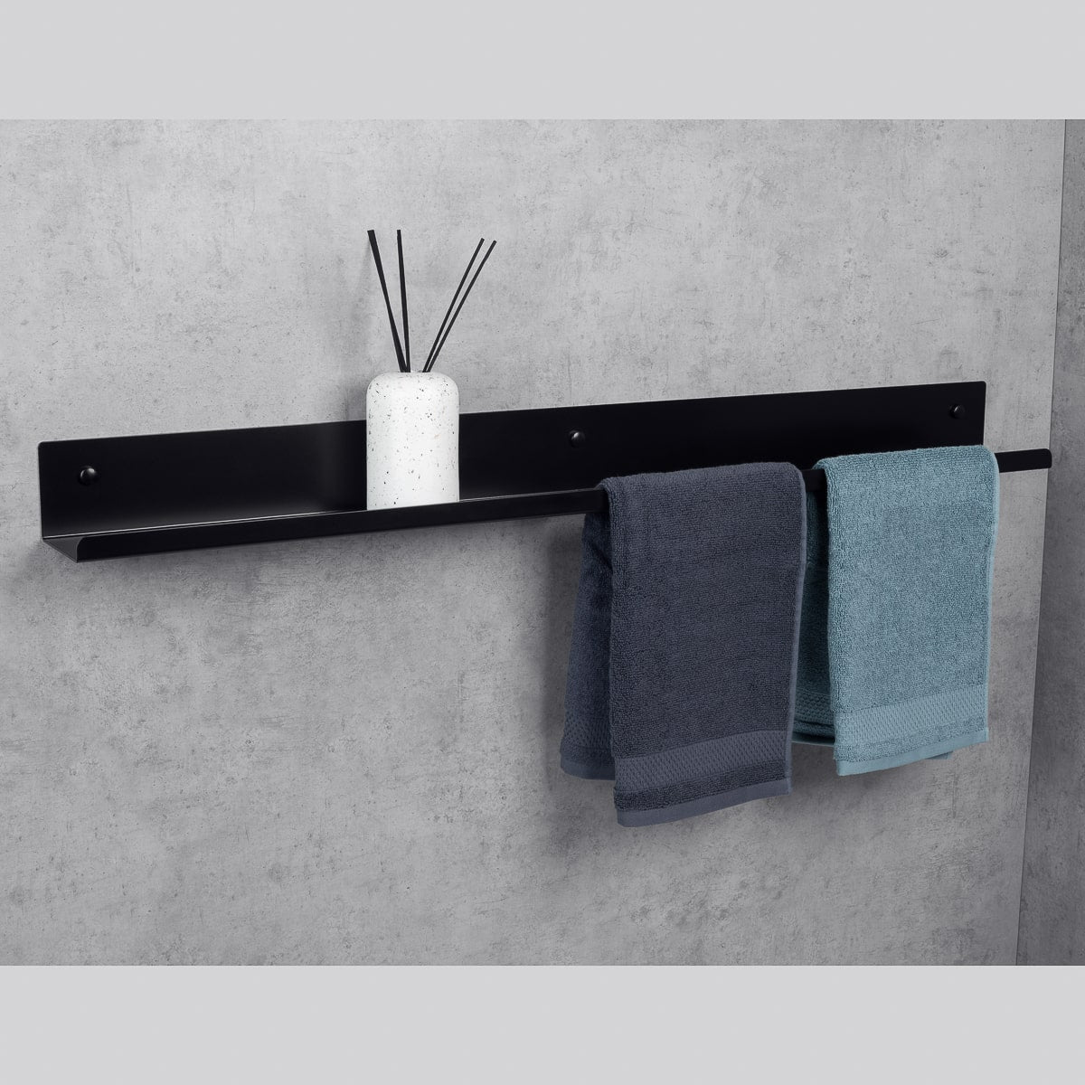 Porte-serviettes avec étagère Mirage