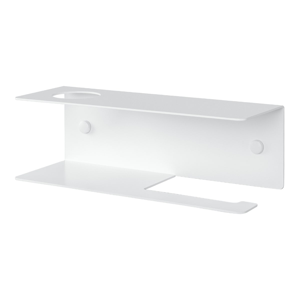 Toilet Paper Holder with Shelf Line