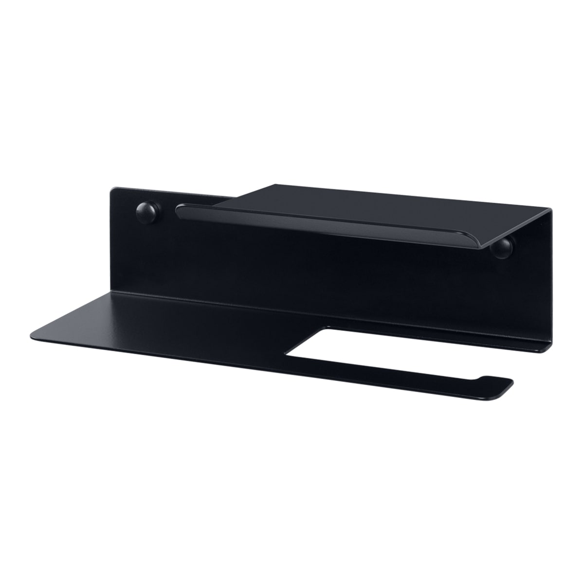 Toilet Paper Holder with Line Flex shelf