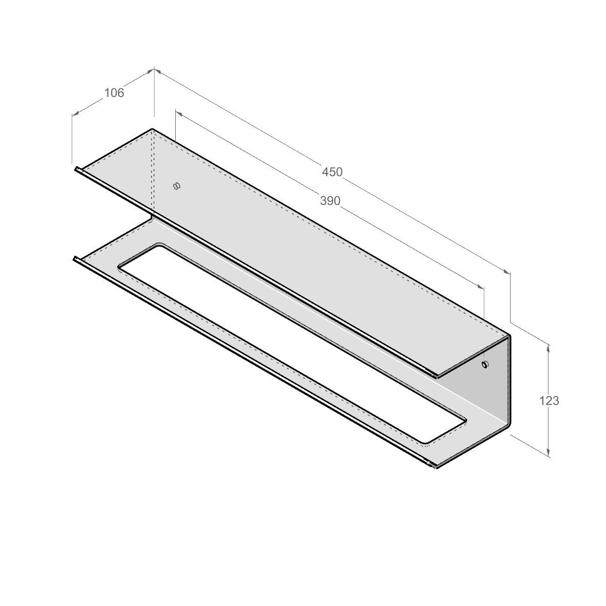 Towel Rack with Shelf Pody