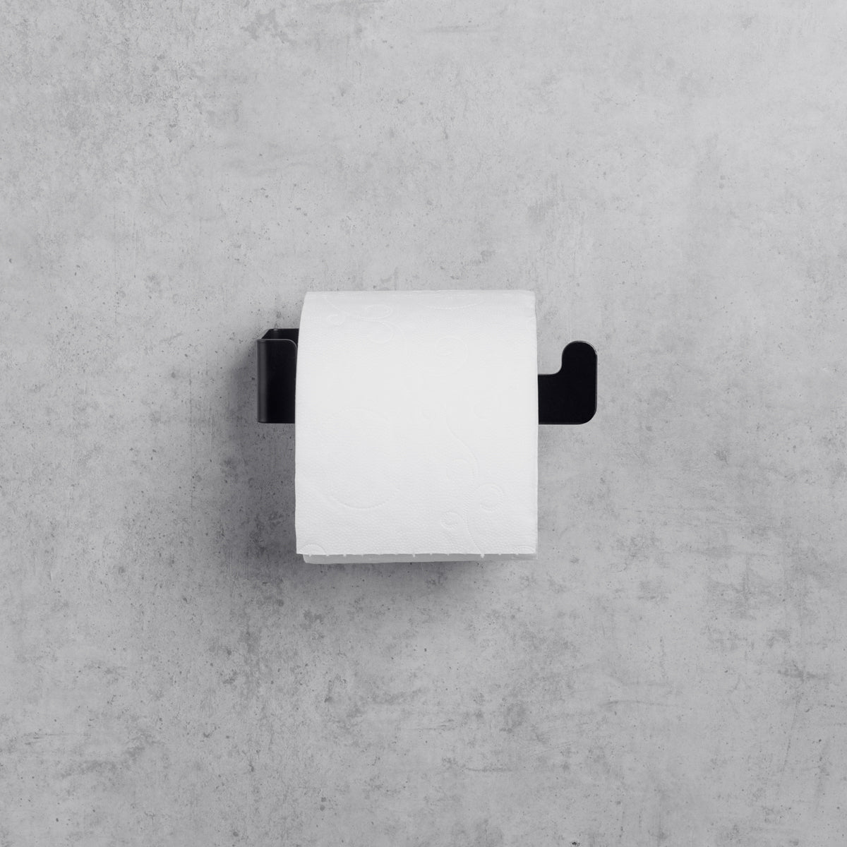 schwarz Toilettenpapierhalter Zen