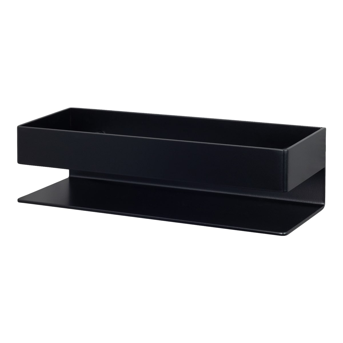 black bathroom shelf-organizer skandi